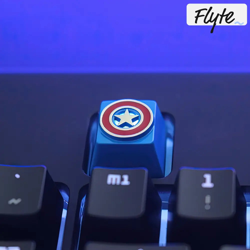 Captain America Keycap - Escape Keycaps. - Marvel, Metal