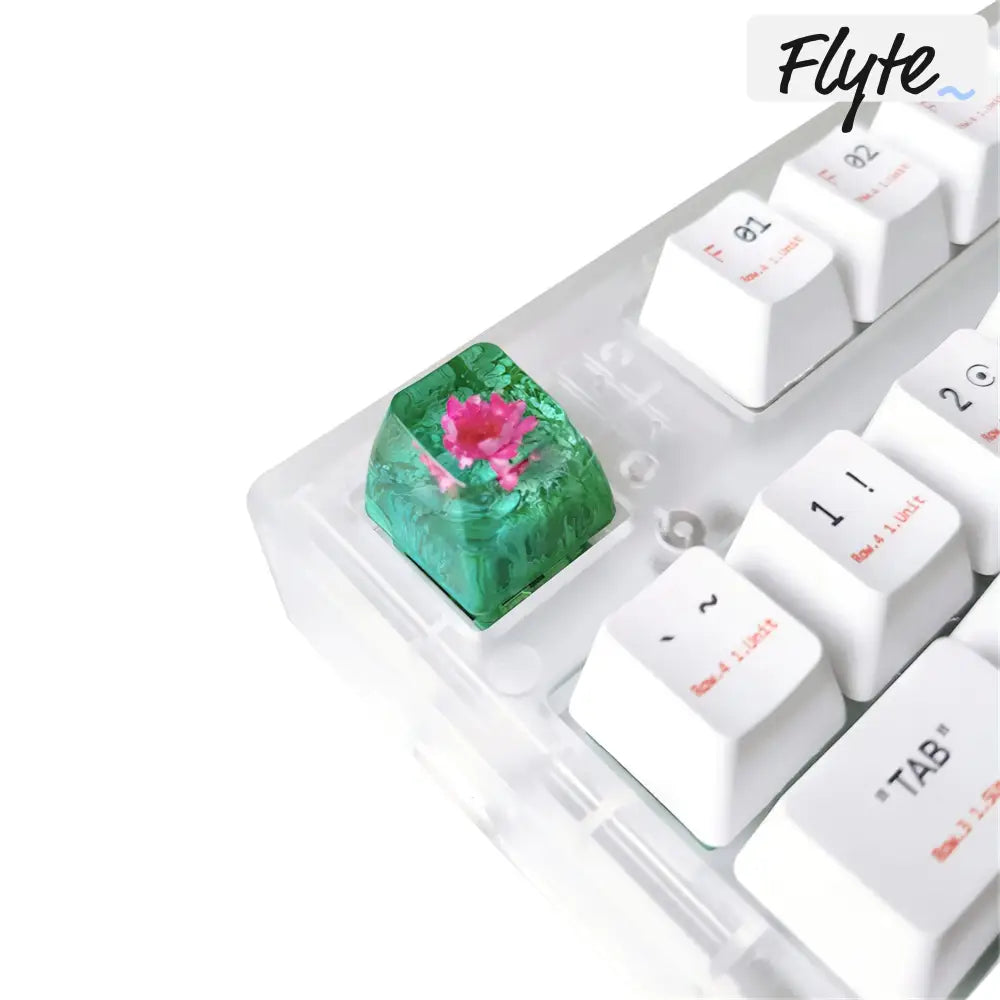 Lotus Flower Keycap - Escape Keycaps. - Artisan, Floral,
